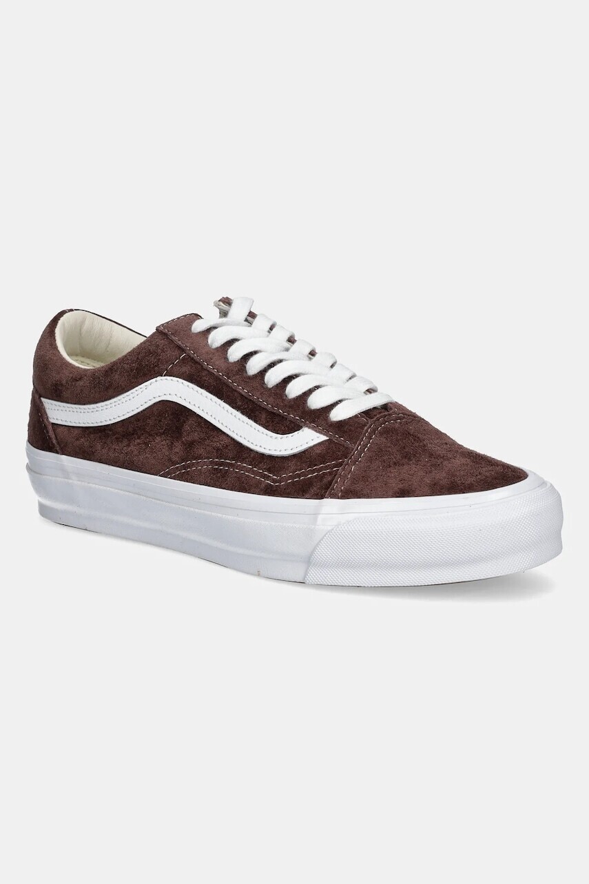 Semišové tenisky Vans Premium Classics LX Old Skool hnedá farba, VN000CXUDMV1