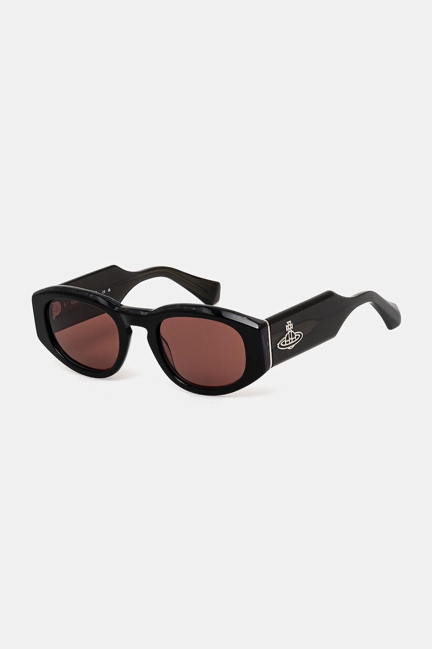 Slnečné okuliare Vivienne Westwood Reed čierna farba, VW5094