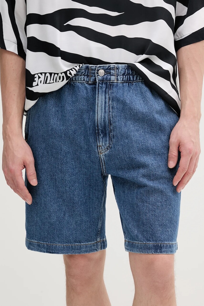 Rifľové krátke nohavice Calvin Klein Jeans J30J327517