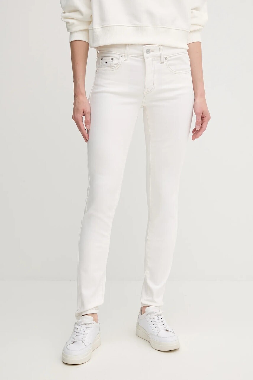 Rifle Tommy Jeans béžová farba, DW0DW20667