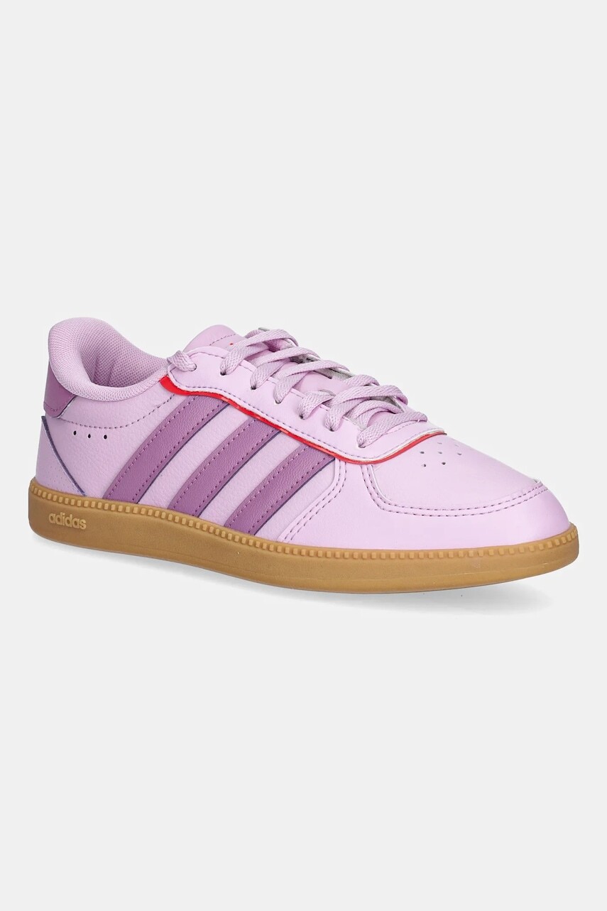 Detské tenisky adidas BREAKNET SLEEK fialová farba, JQ3057