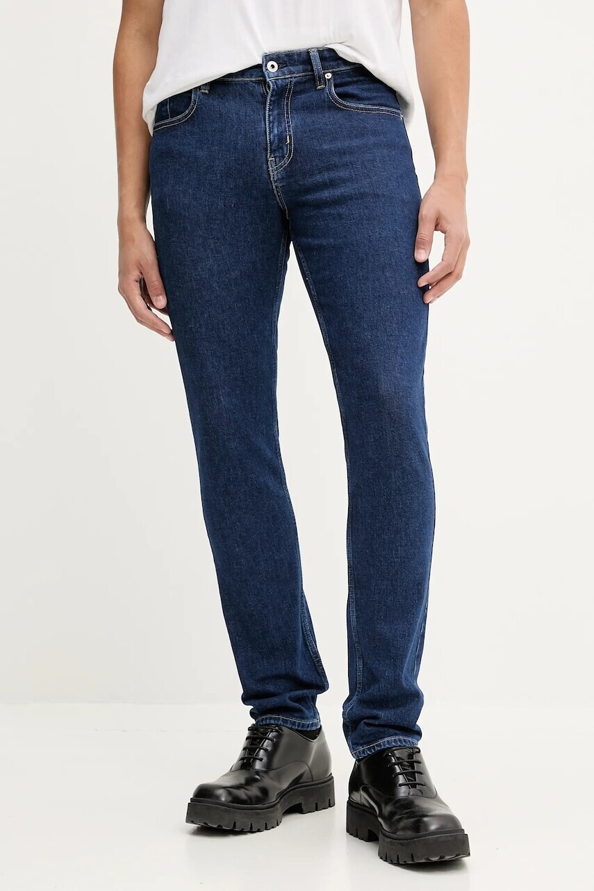 Rifle Karl Lagerfeld Jeans tmavomodrá farba, A3M10052
