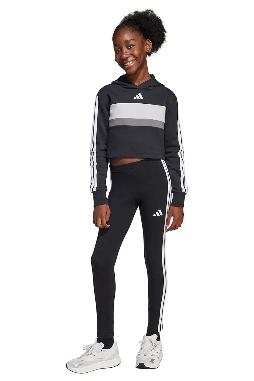 Detská tepláková súprava adidas čierna farba, JY0519