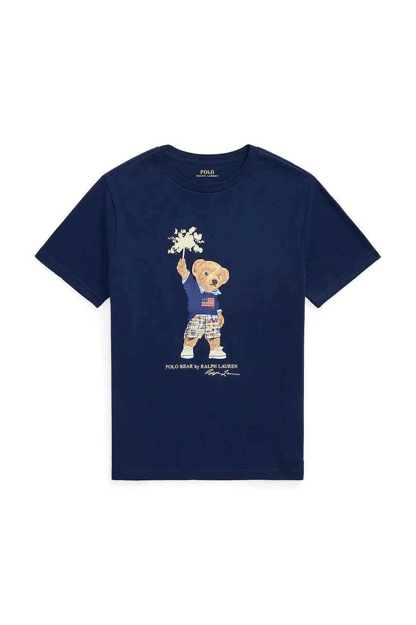 Tričko Polo Ralph Lauren tmavomodrá farba, 323979103001