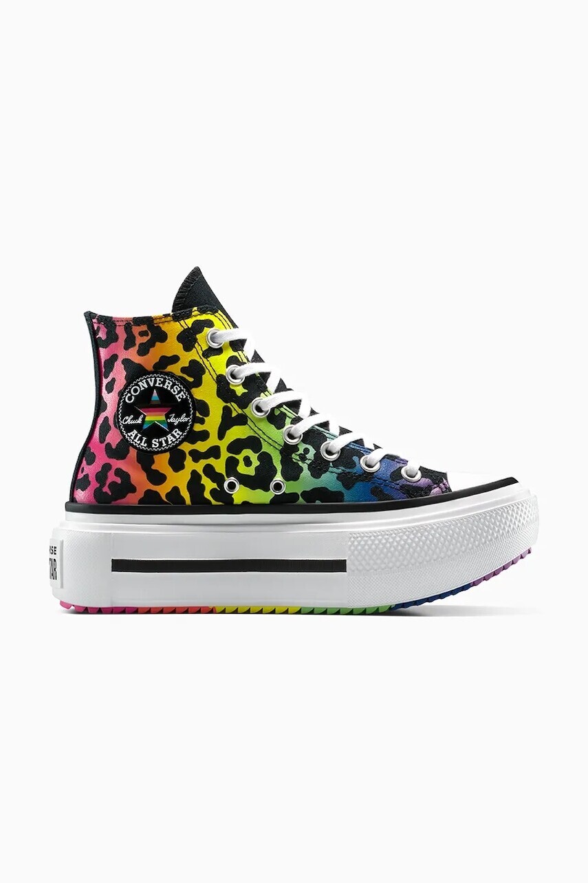 Tenisky Converse Chuck Taylor All Star Lift Double Stack Pride viac farieb, A15782C