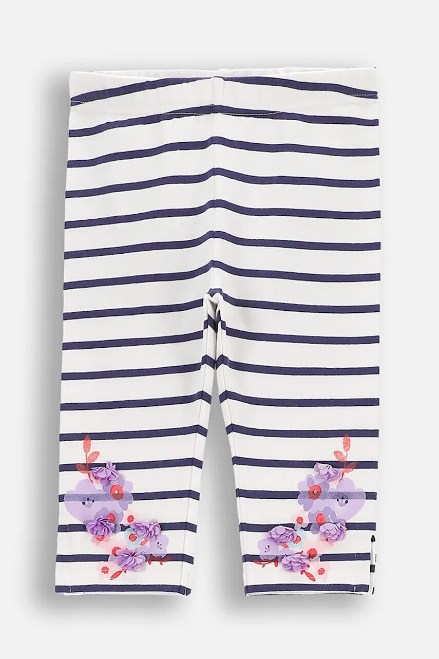 Detské bavlnené legíny Coccodrillo viac farieb, vzorované, HOLIDAY SPLASH GIRL NEWBORN