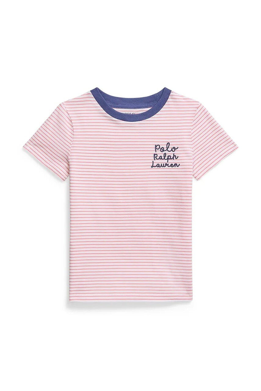 Bavlnené tričko Polo Ralph Lauren ružová farba, 312971117001