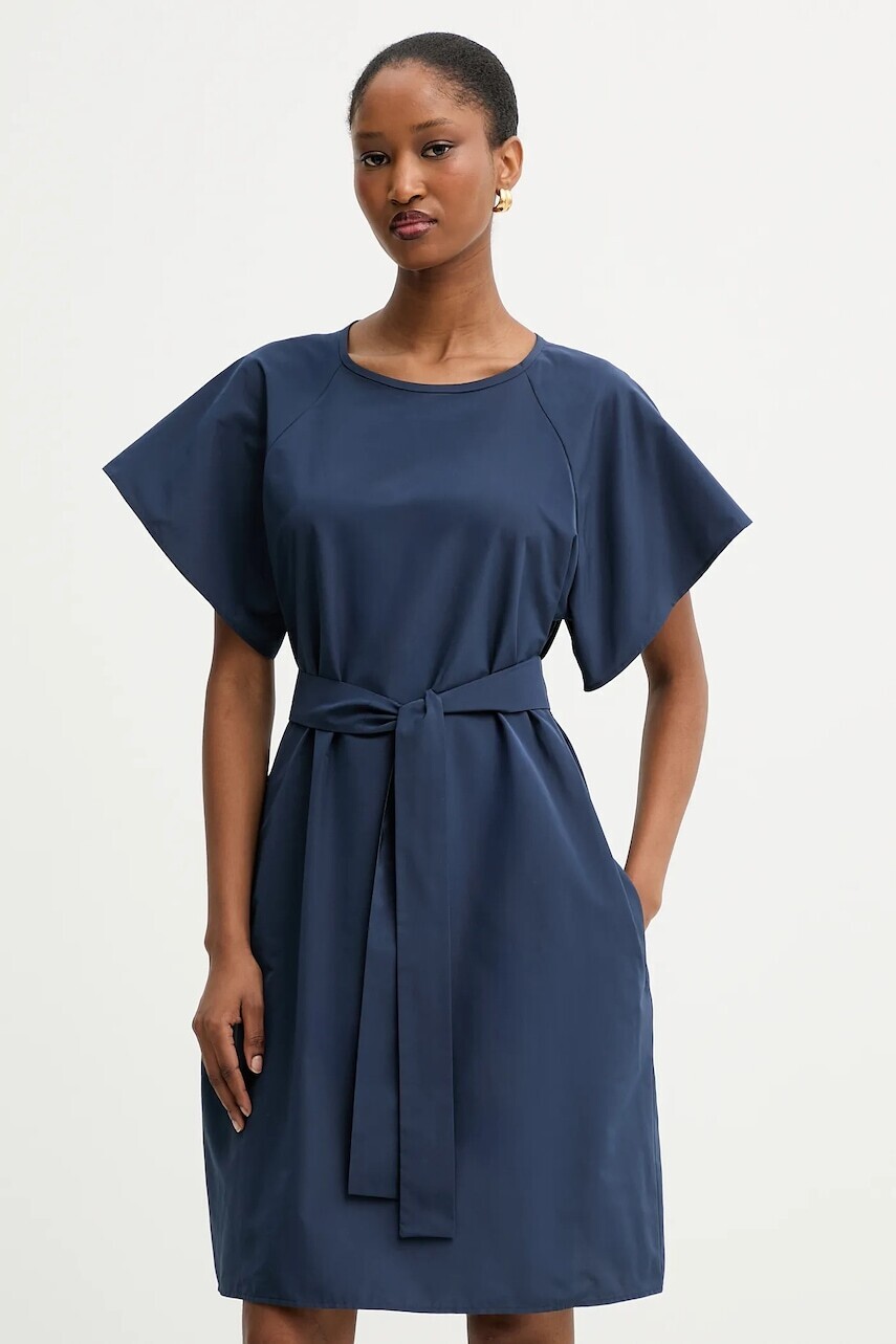 Šaty Weekend Max Mara DENIS tmavomodrá farba, mini, rovný strih, 2525226041600