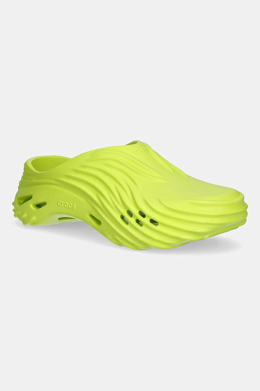 Šľapky Crocs Echo Wave Clog zelená farba, 210521