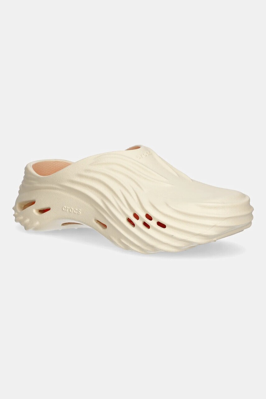 Šľapky Crocs Echo Wave Clog béžová farba, 210521