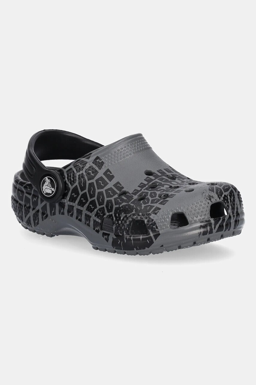 Šľapky Crocs CLASSIC TIRE PRINT CLOG T šedá farba, 211267