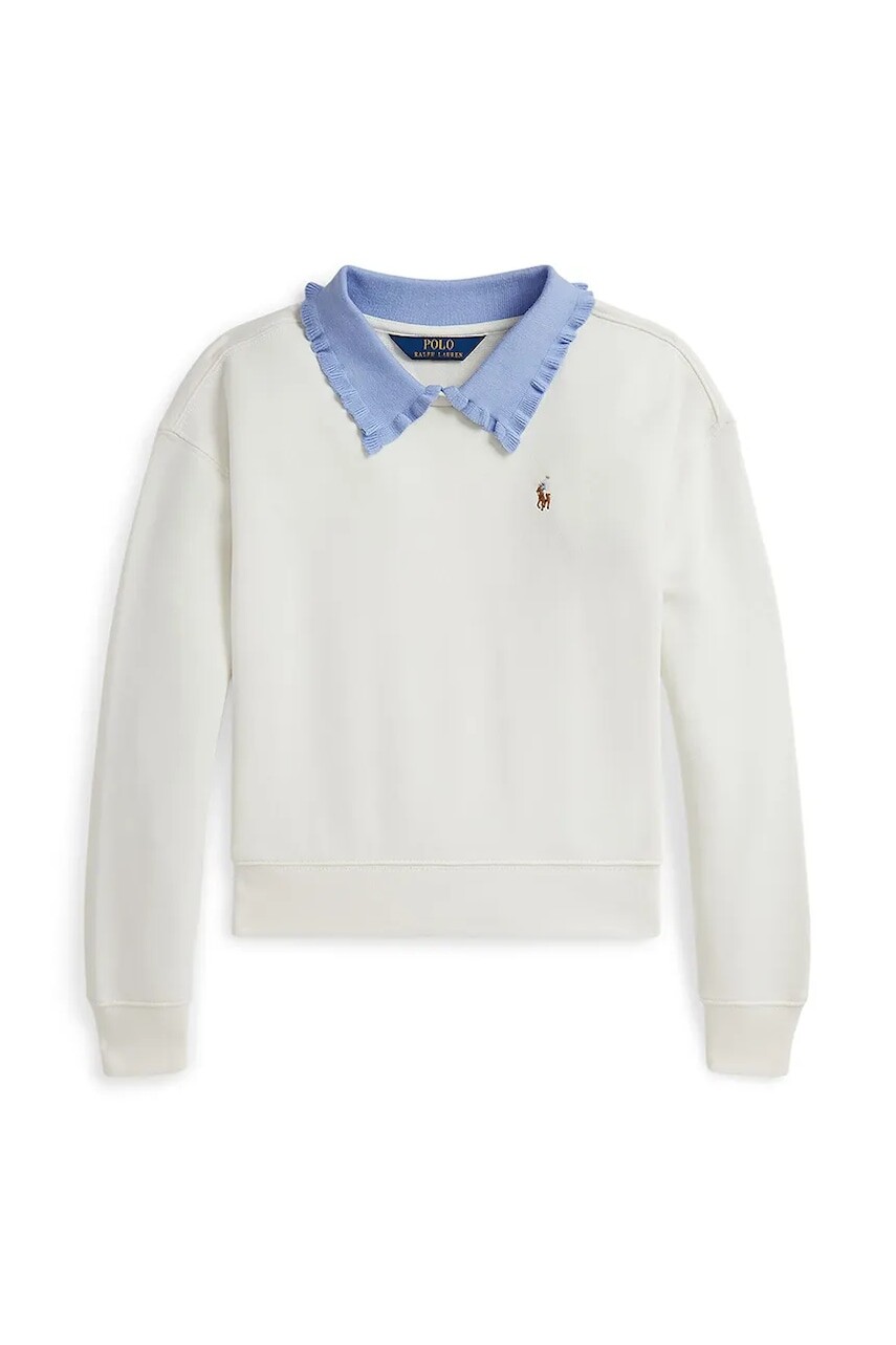Mikina Polo Ralph Lauren biela farba, 313970994001