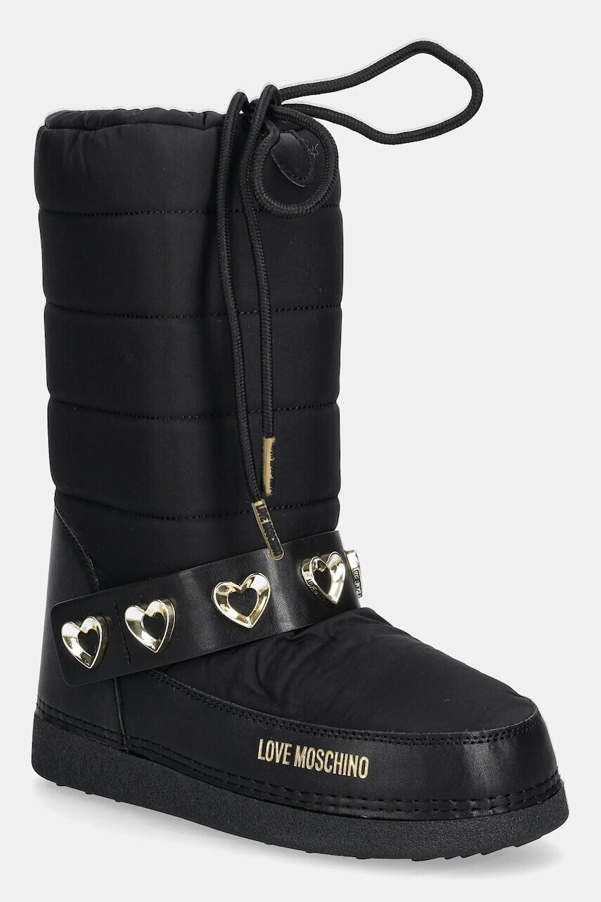 Snehule Love Moschino čierna farba, JA24192G1NISD00B