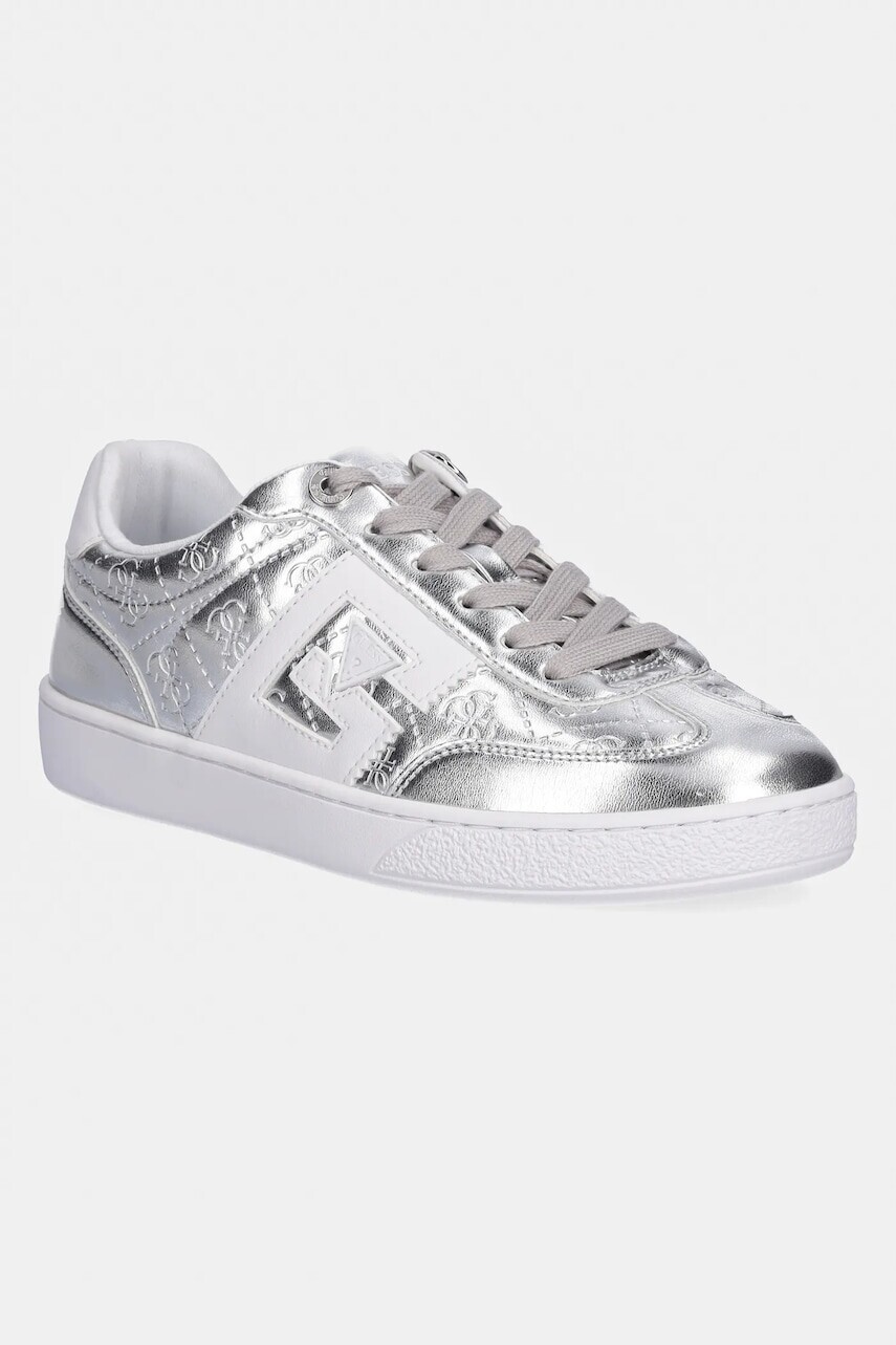 Tenisky Guess NOCHEE2 strieborná farba, FLTNC2 LEL12