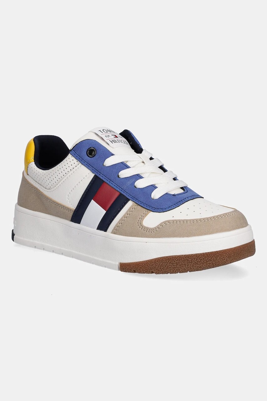 Detské tenisky Tommy Hilfiger béžová farba, T3X9-34096