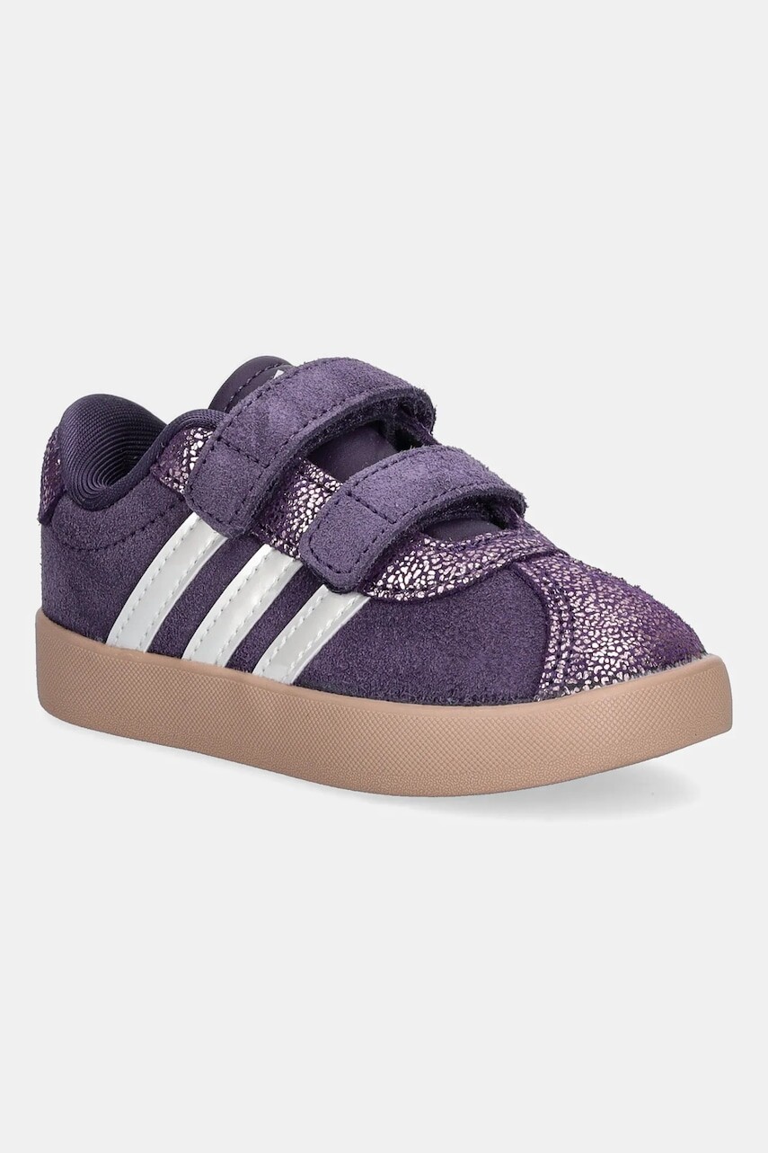 Detské tenisky adidas VL COURT 3.0 fialová farba, JP7852