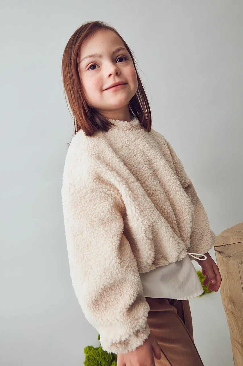 Mikina Mayoral béžová farba, 4431