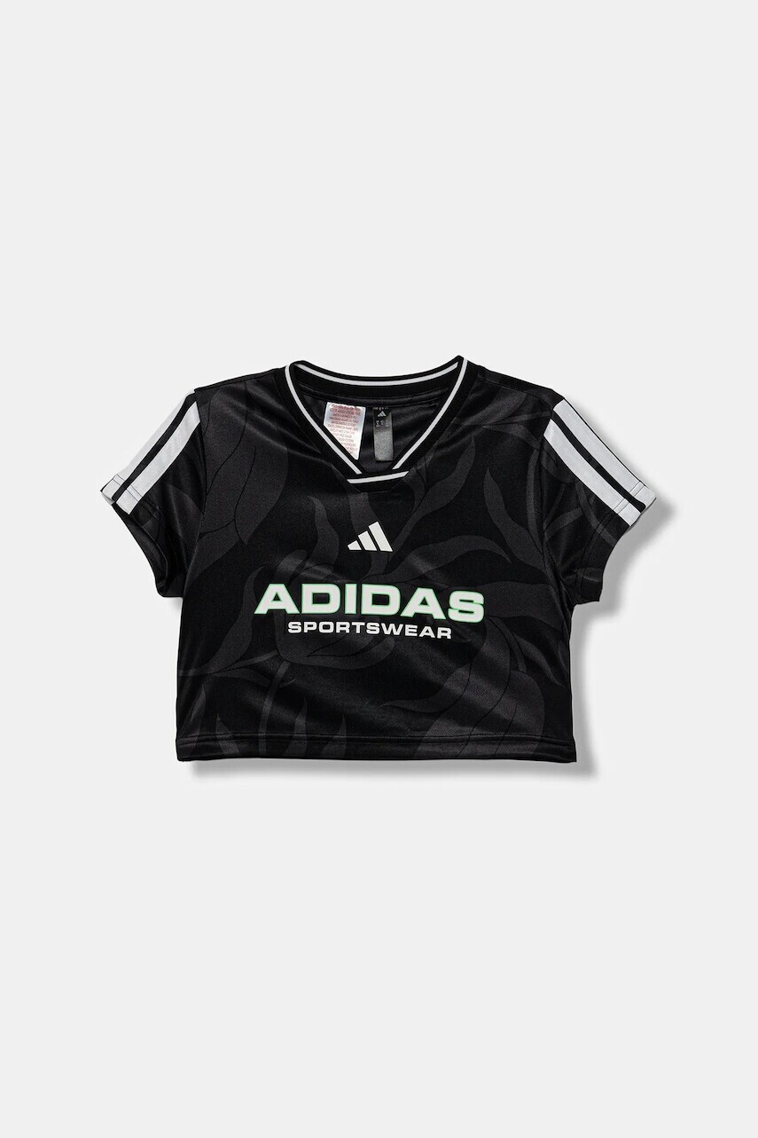 Detské tričko adidas čierna farba, JW7453