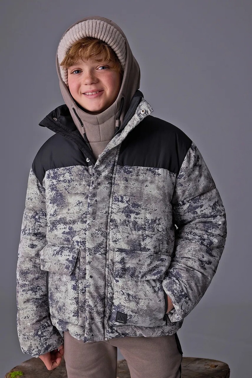 Detská bunda Mayoral zelená farba, 7414