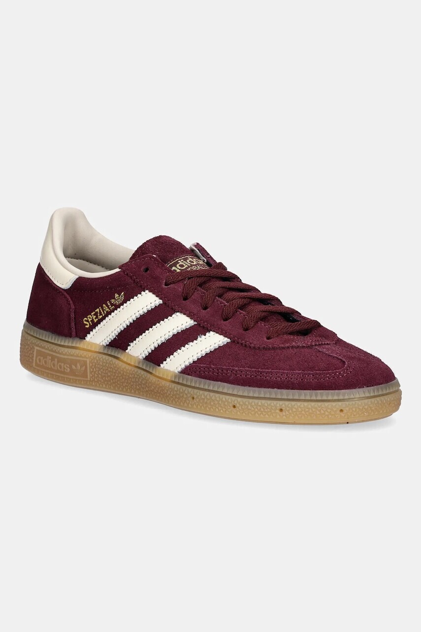 Semišové tenisky adidas Originals Handball Spezial bordová farba, JP8726