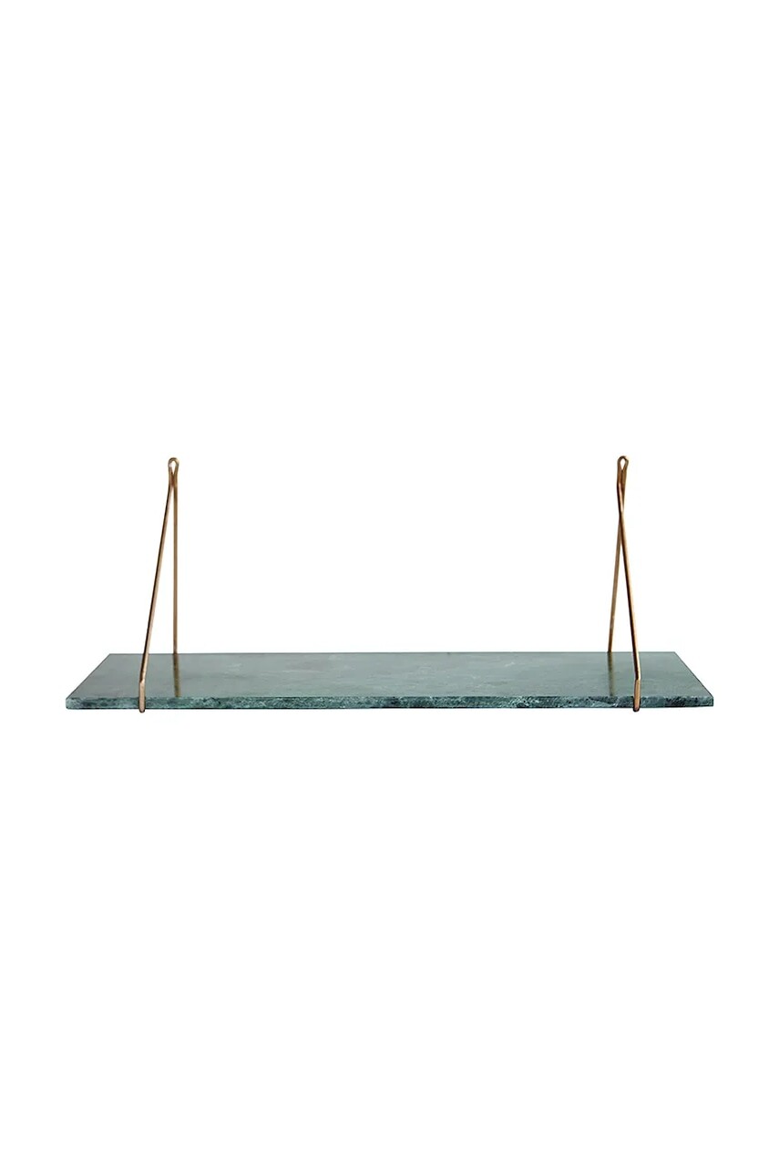 Závesná polica House Doctor HDMarble 24 x 70 cm tyrkysová farba