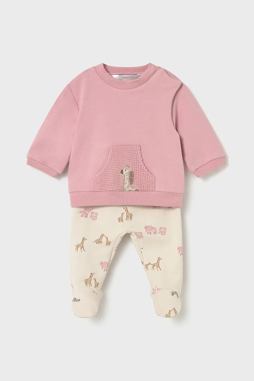 Sada pre bábätká Mayoral Newborn ružová farba, 2557