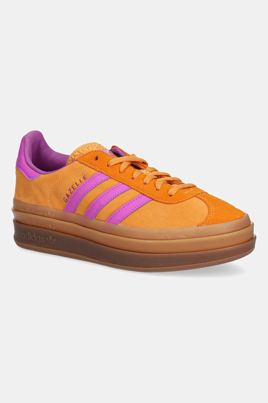 Tenisky adidas Originals Gazelle Bold W oranžová farba, JS3895