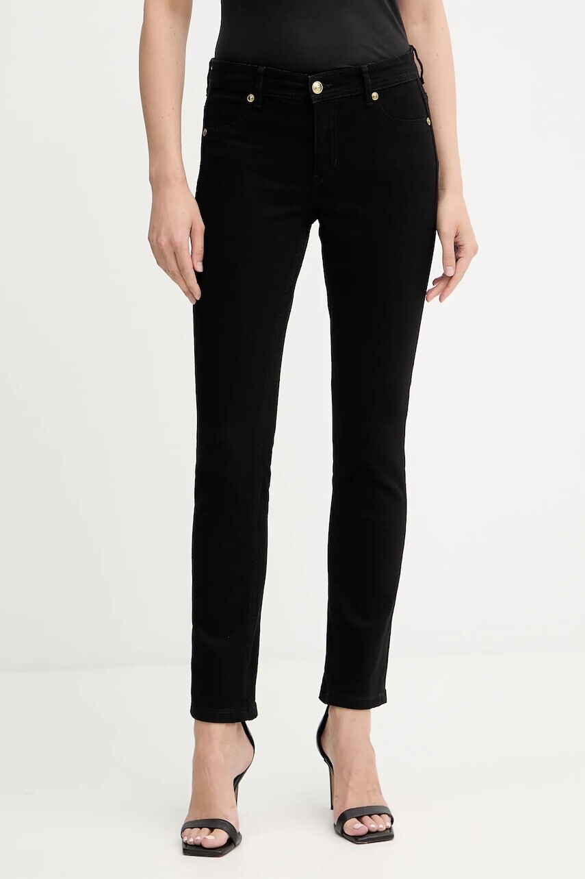 Rifle Versace Jeans Couture čierna farba, 79HAB5J1 CDW00