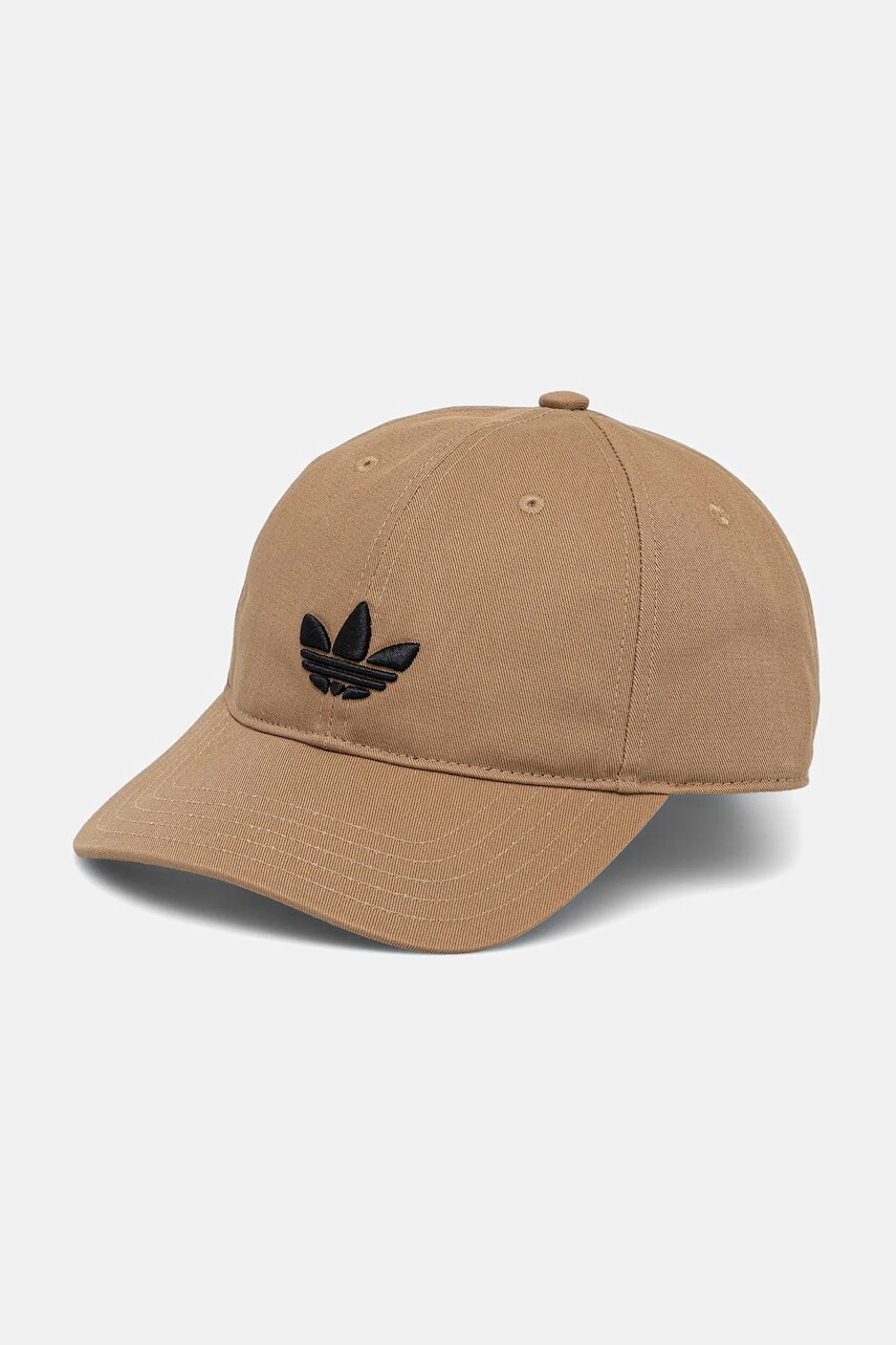 Bavlnená šiltovka adidas Originals béžová farba, JY5064