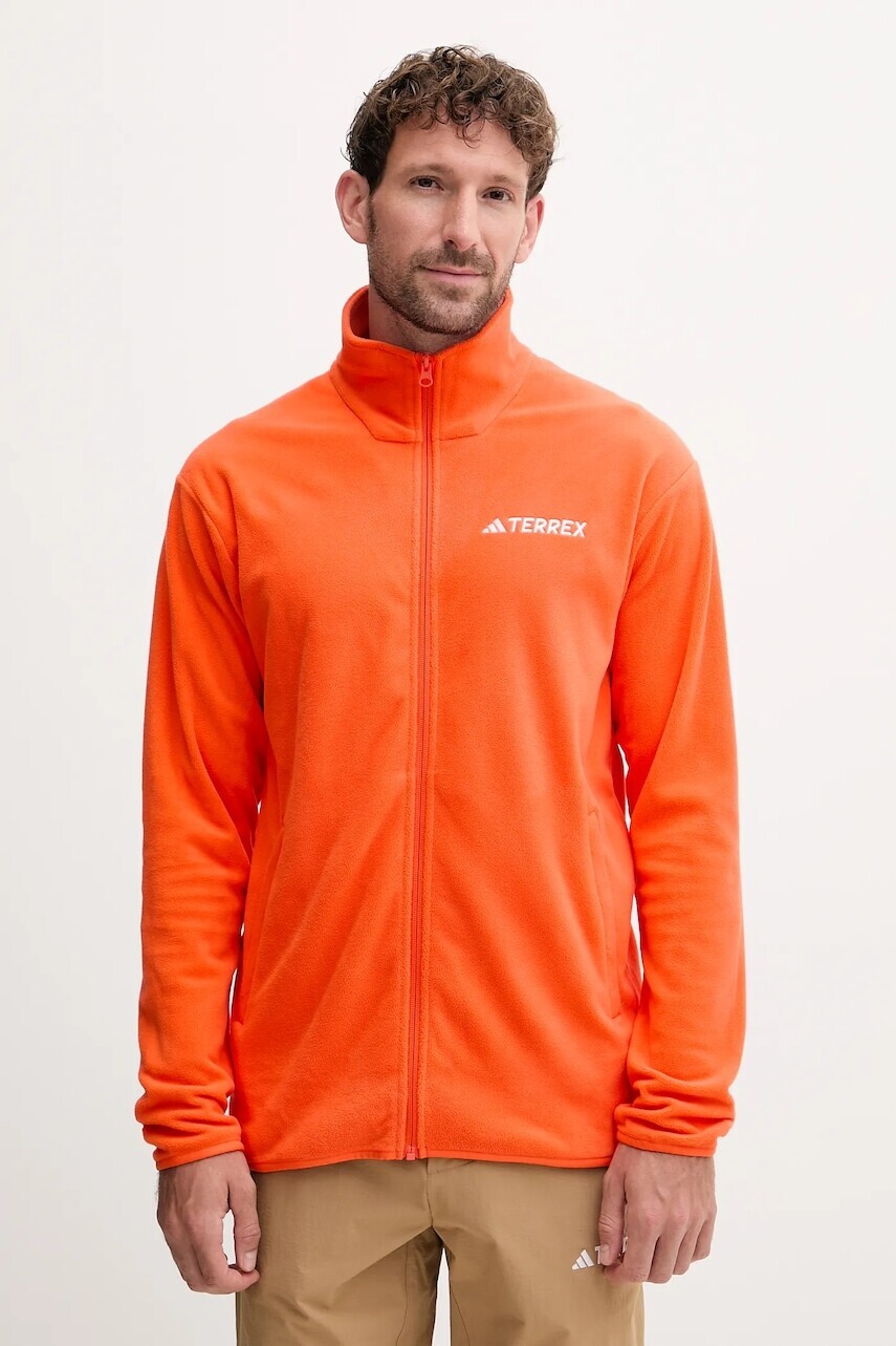 Outdoorová mikina adidas TERREX Multi Essenstials oranžová farba, jednofarebná, JM3117