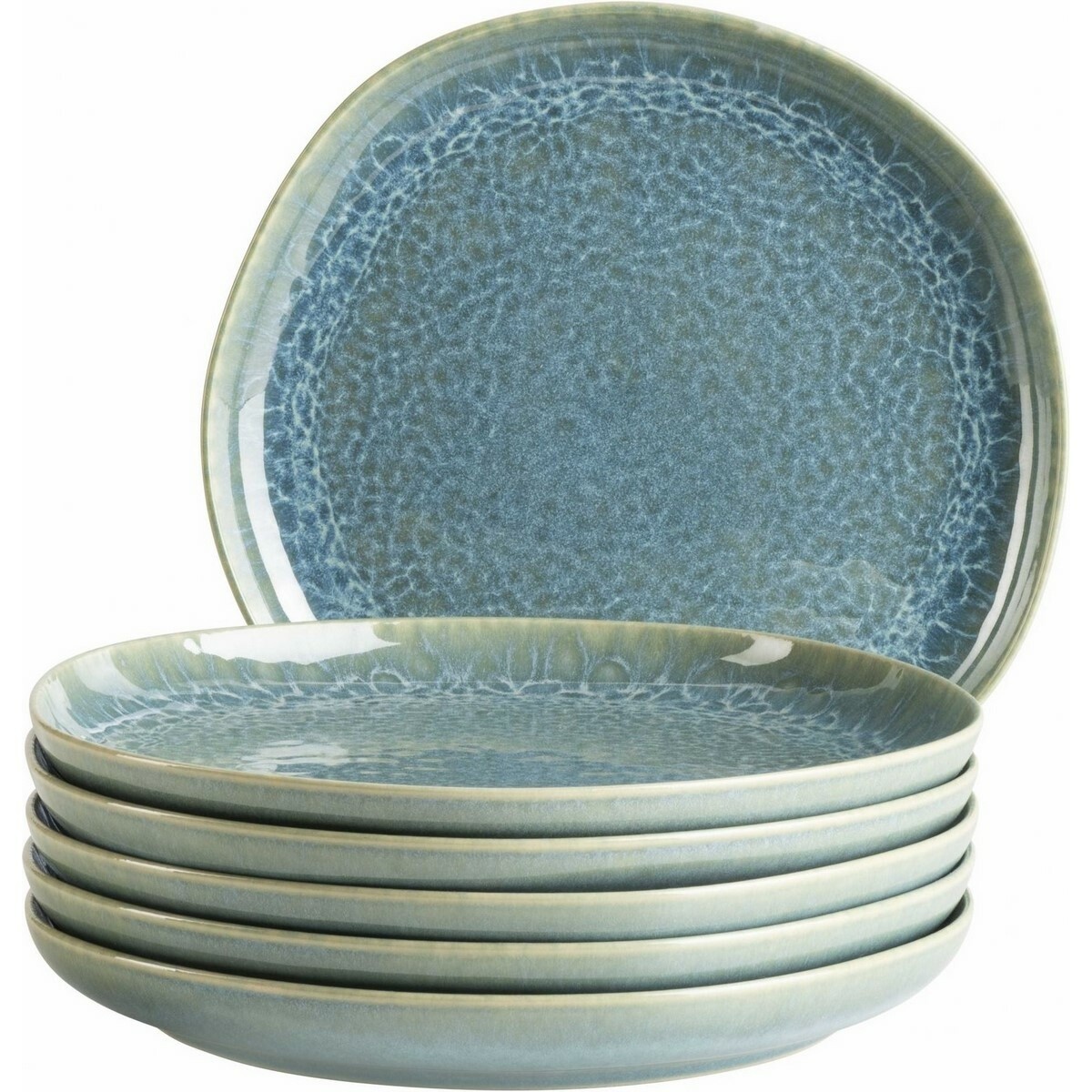 Mäser Sada dezertných tanierov Cordelia AtacamaGreen Textúra 22 cm, 6 ks