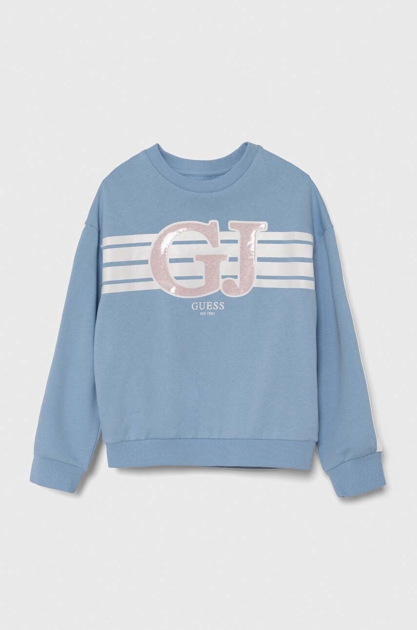 Detská bavlnená mikina Guess s potlačou, J4YQ01 KA6R4