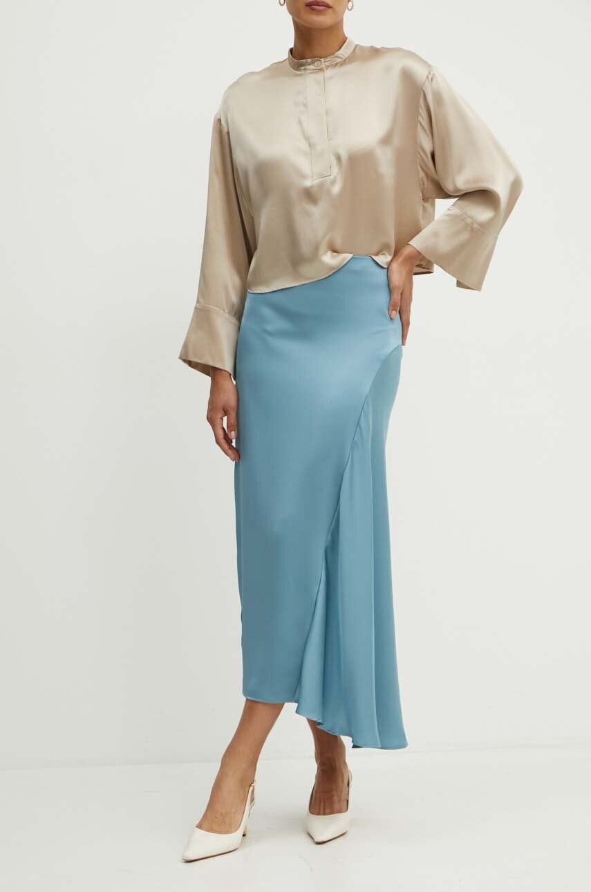 Sukňa Weekend Max Mara maxi, áčkový strih, 2425106041600