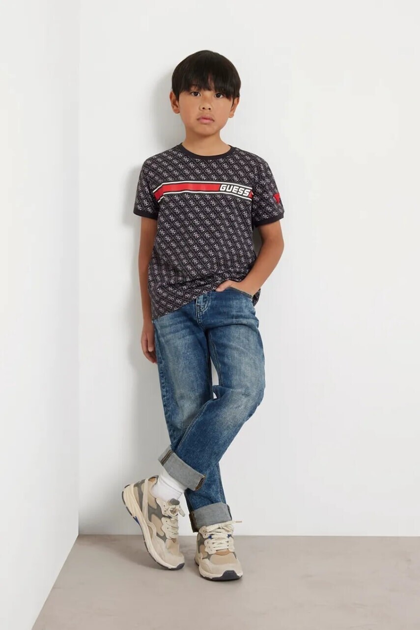 Detské tričko Guess šedá farba, vzorované, L4YI47 J1314