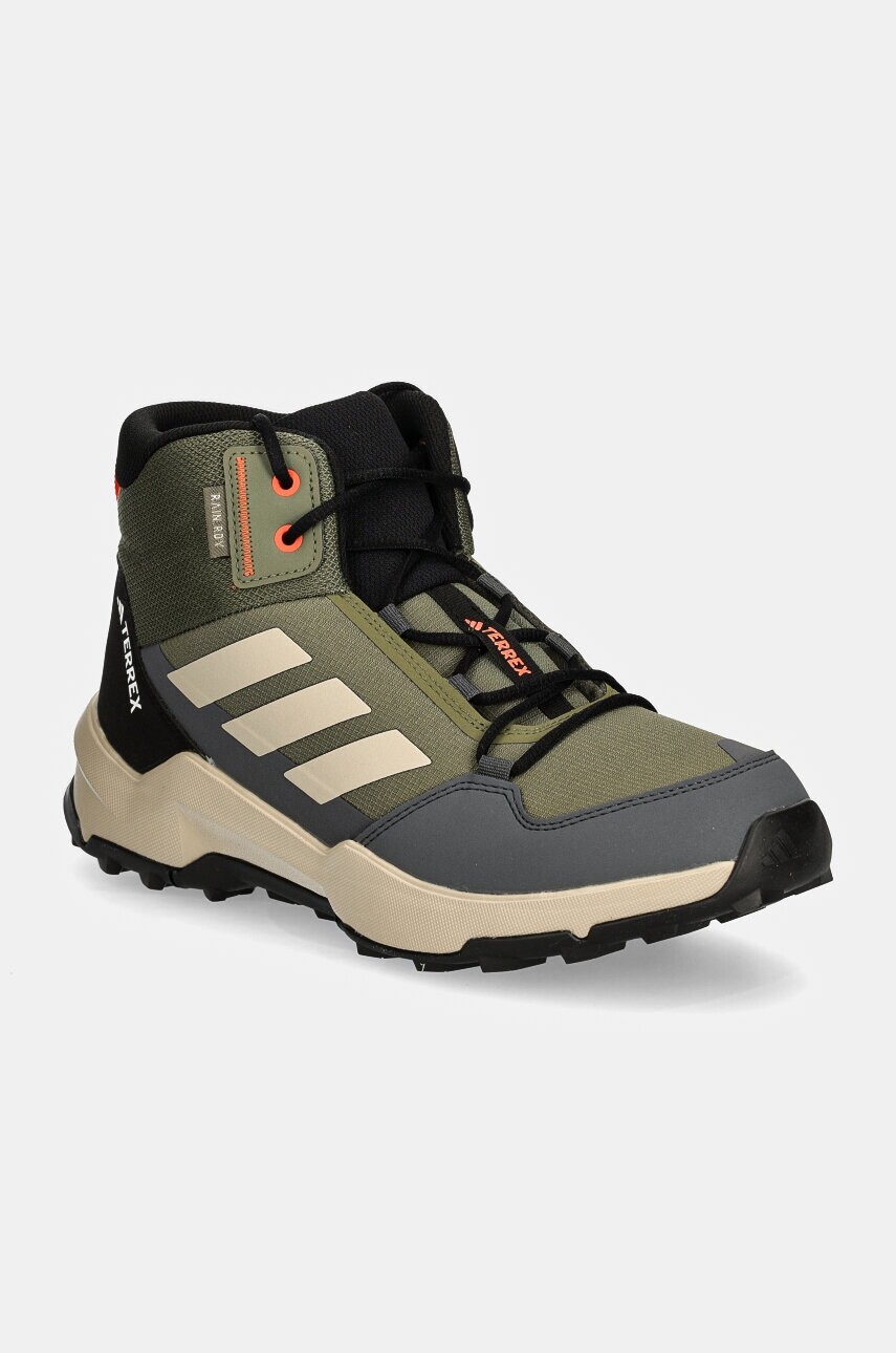 Detské topánky adidas TERREX TERREX AX4R R.RDY MID zelená farba, IF6518