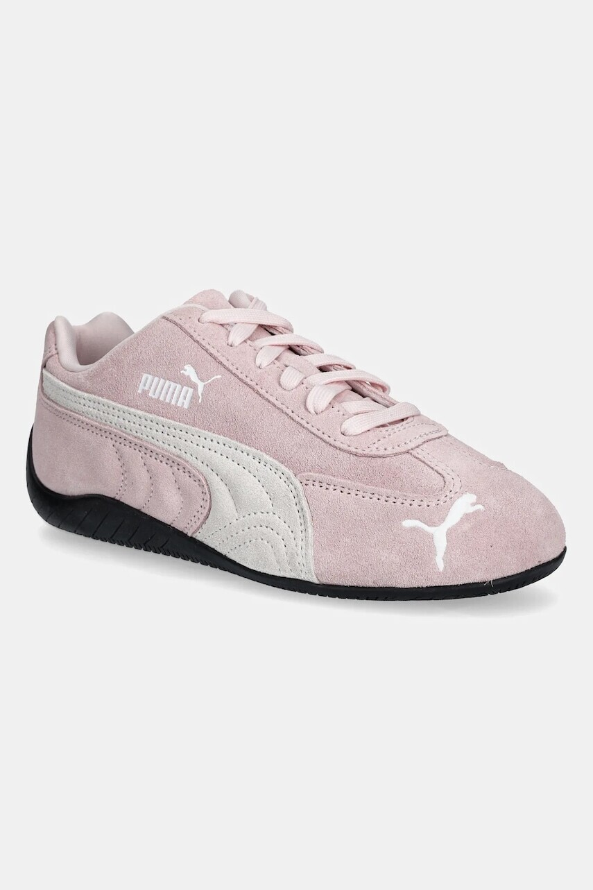 Semišové tenisky Puma Speedcat OG ružová farba, 398846