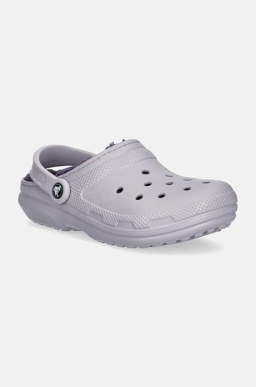 Šľapky Crocs Classic Lined Clog dámske, ružová farba, 203591