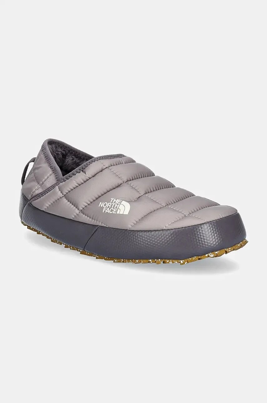 Papuče The North Face Thermoball Traction Mule V šedá farba, NF0A3V1H8ON1