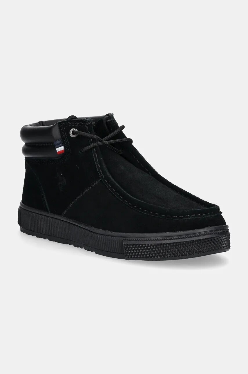 Topánky U.S. Polo Assn. BAYARD pánske, čierna farba, BAYARD003M/DSY2