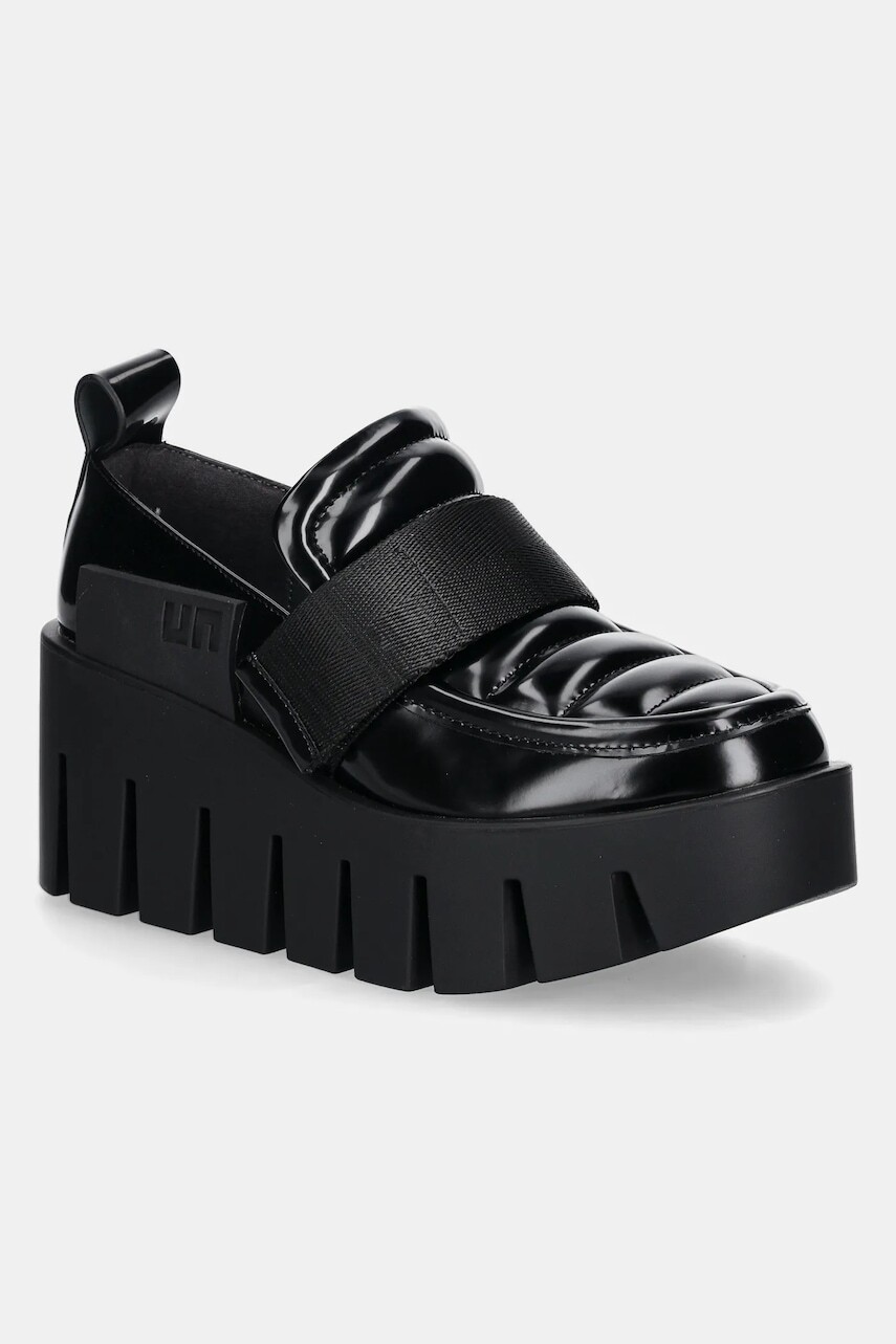 Mokasíny United Nude Grip Trooper Lo dámske, čierna farba, na platforme, 1086701119