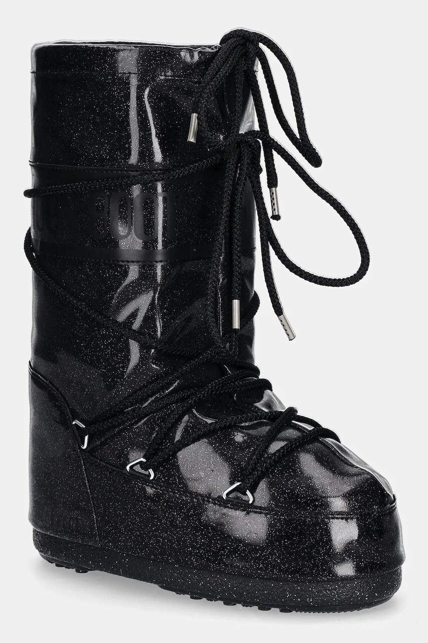 Detské snehule Moon Boot ICON GLITTER čierna farba, 80D1402850