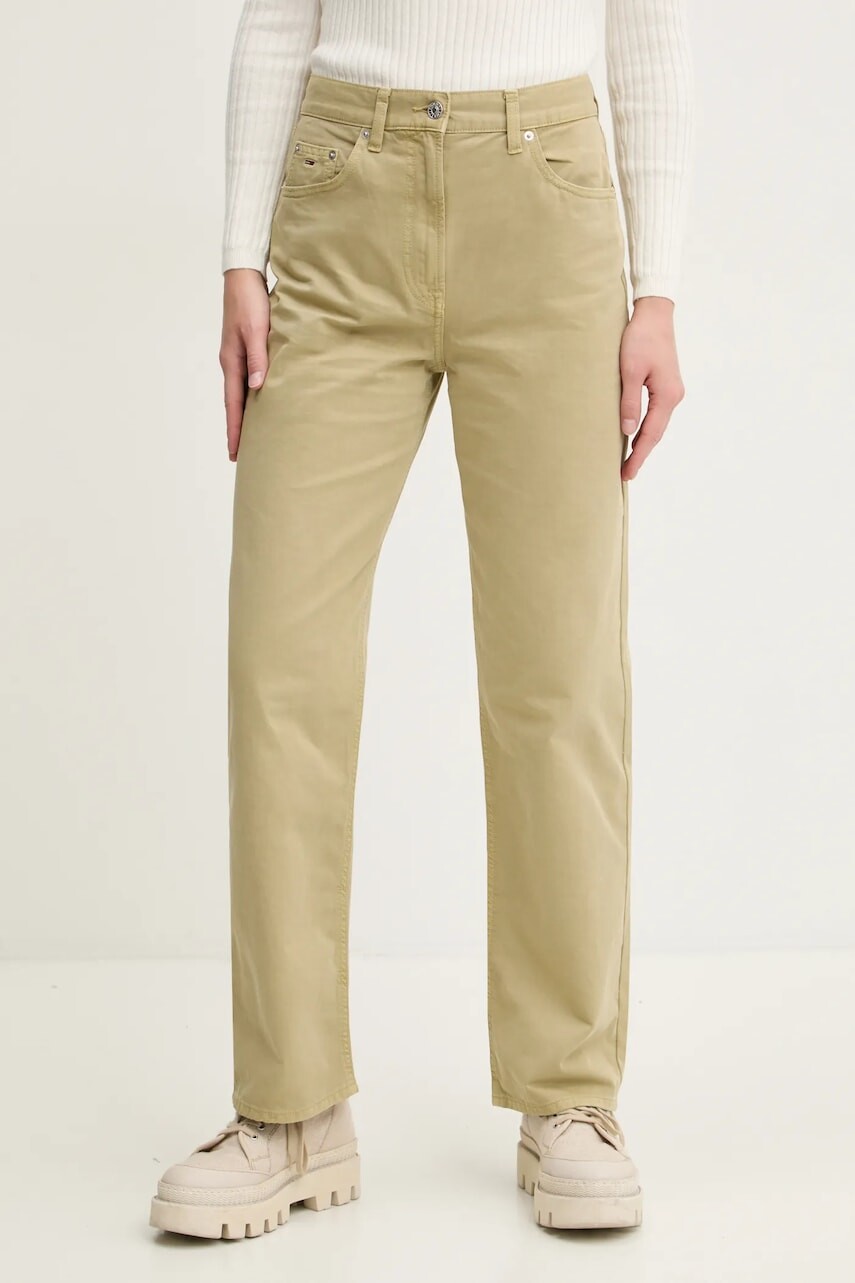 Rifle Tommy Jeans dámske, vysoký pás, DW0DW19392