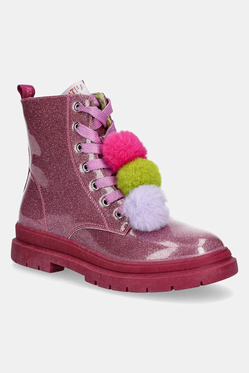 Detské workery Agatha Ruiz de la Prada fialová farba, 241961