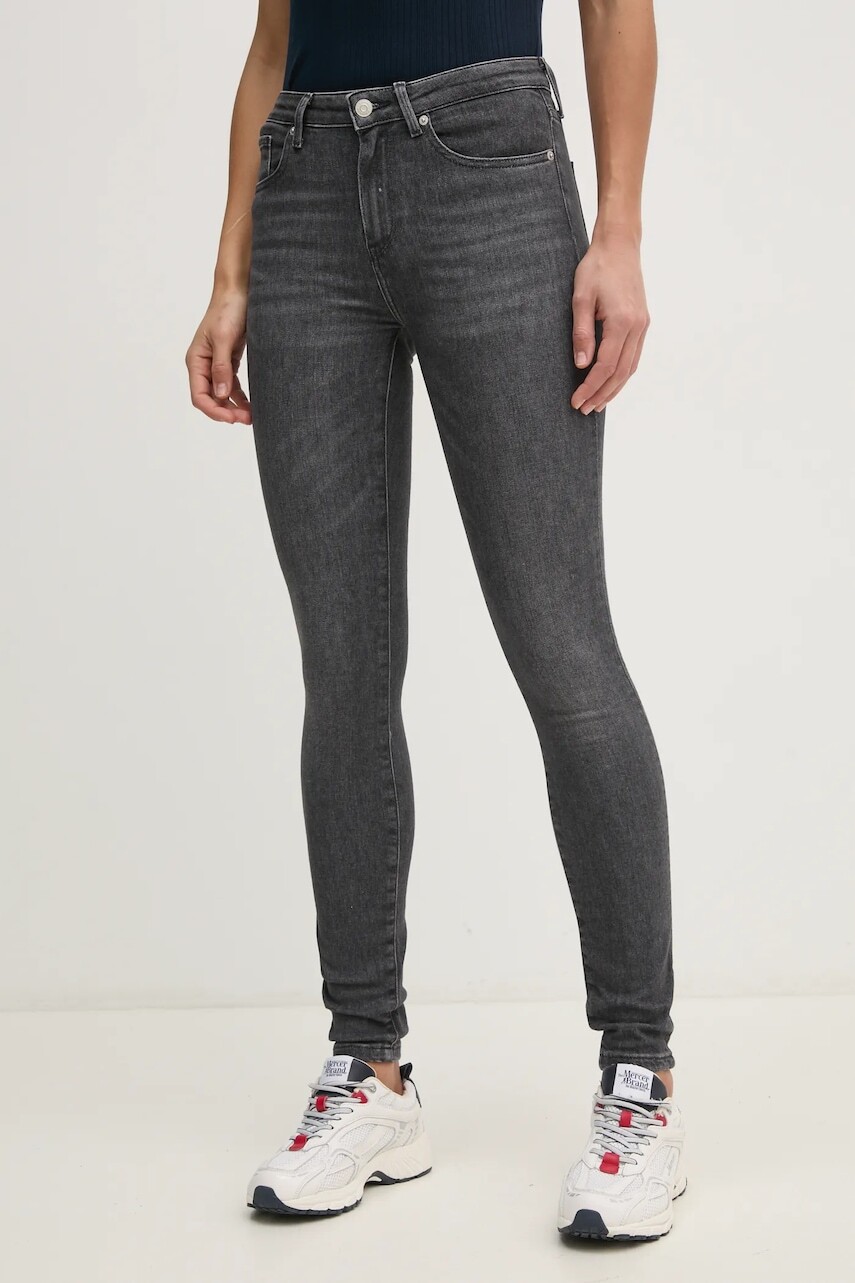 Rifle Tommy Hilfiger dámske, šedá farba, WW0WW43725