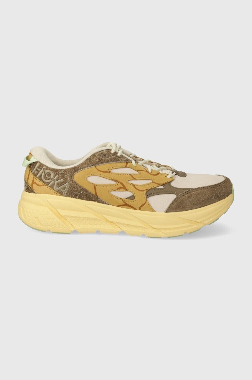 Topánky Hoka Clifton L Suede TP zelená farba, 1150910