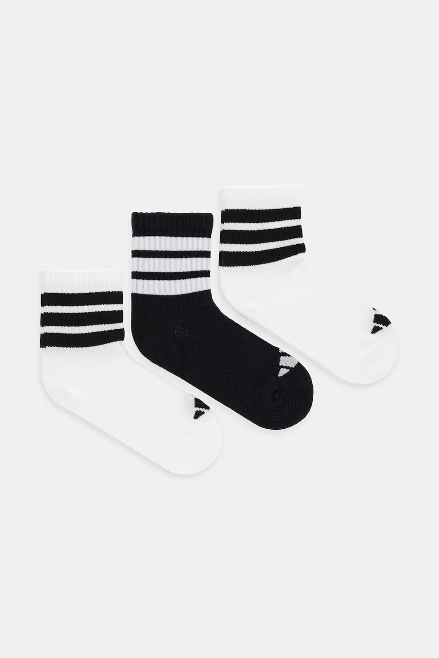 Detské ponožky adidas Performance 3-pak biela farba, JD1349