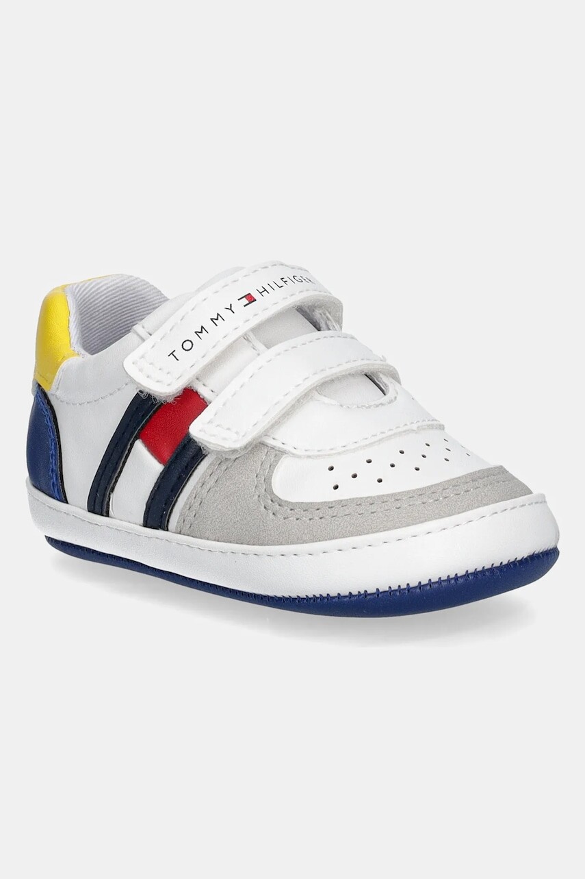 Topánky pre bábätká Tommy Hilfiger šedá farba, T0B9-33830