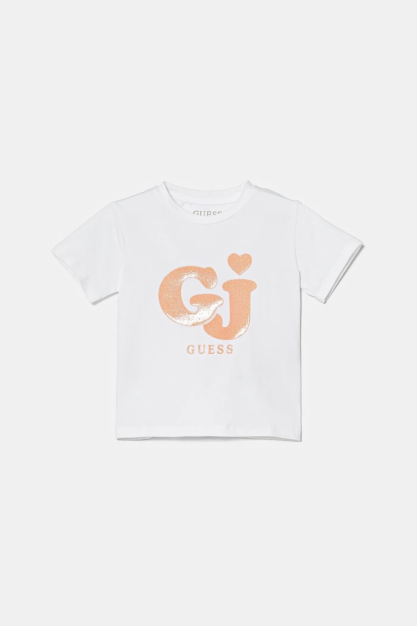 Detské tričko Guess biela farba, K5RI24 K6YW4