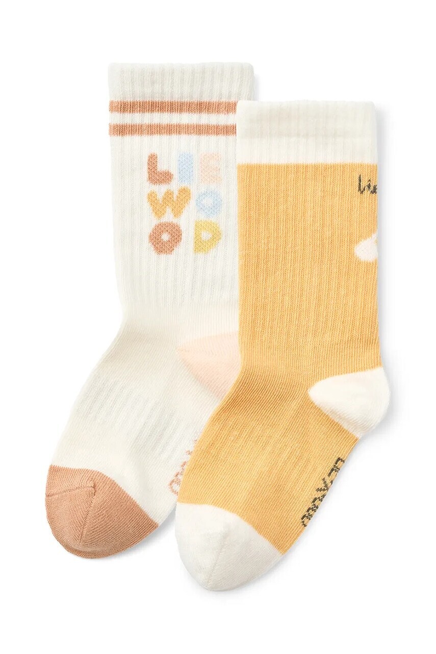 Detské ponožky Liewood Annette Socks 2-Pack 2-pak biela farba, LW20013