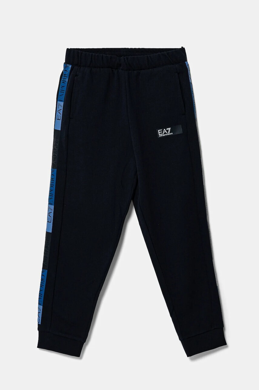 Detské tepláky EA7 Emporio Armani s potlačou, 6DBP60 BJEXZ